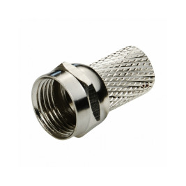 F разъём RG6, антенный разъем на кабель, штекер F (4 шт.)