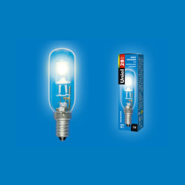 Лампочка галогеновая для холодильника и вытяжки Е14 28Вт